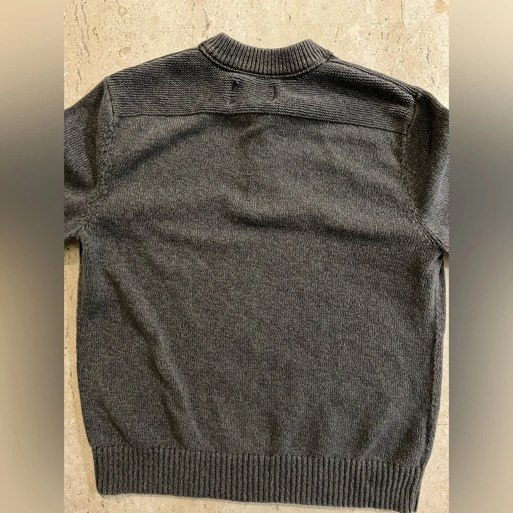 Eddie Bauer 100% Cotton 1/4 Button Pullover Sweater Size Large - Picture 2 of 4